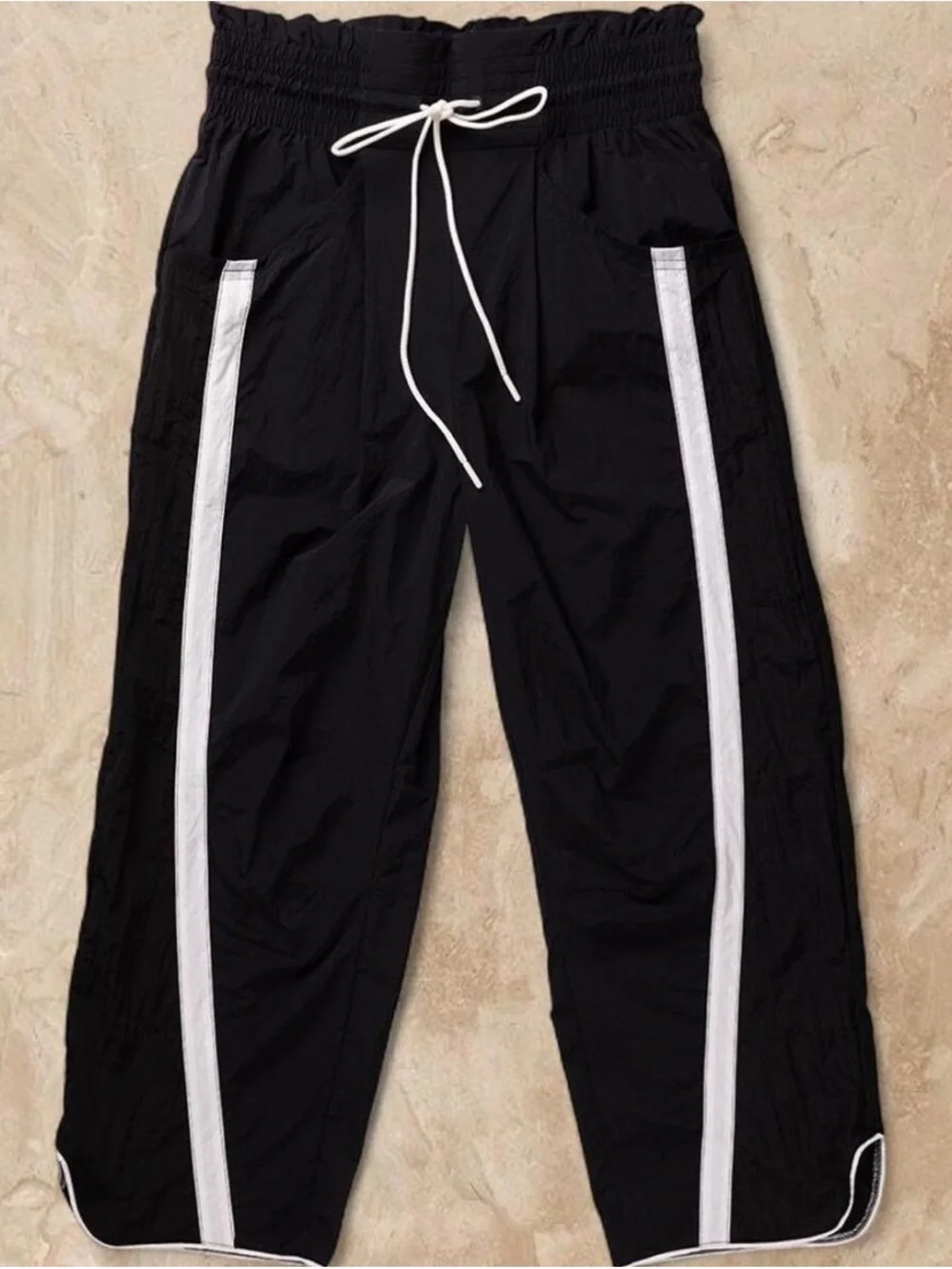 NWT Free People Movement Black Champ Is Here Track Pants Size Large - Picture 2 of 7
